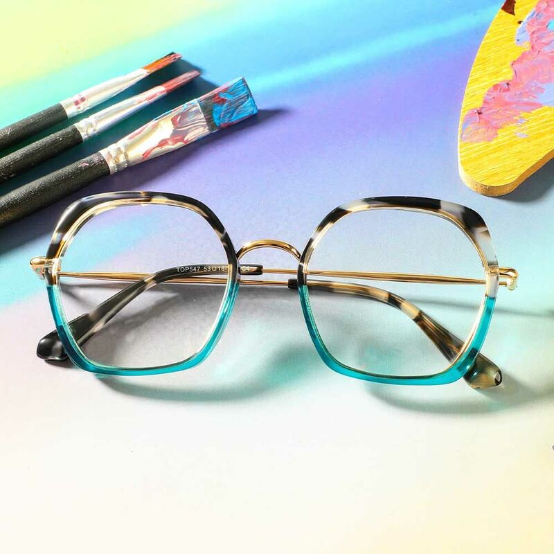 Occhiali da Vista Cedric Poligono Verde