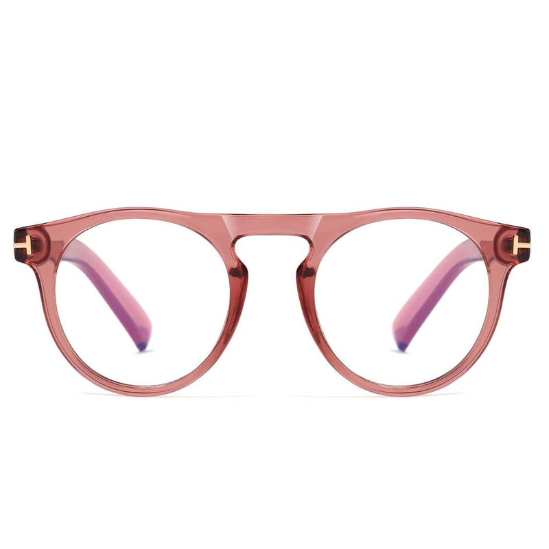 Hilleary Aviator Pink Glasses
