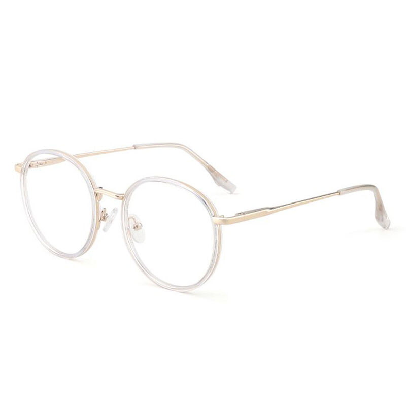 Harold Round Clear Glasses