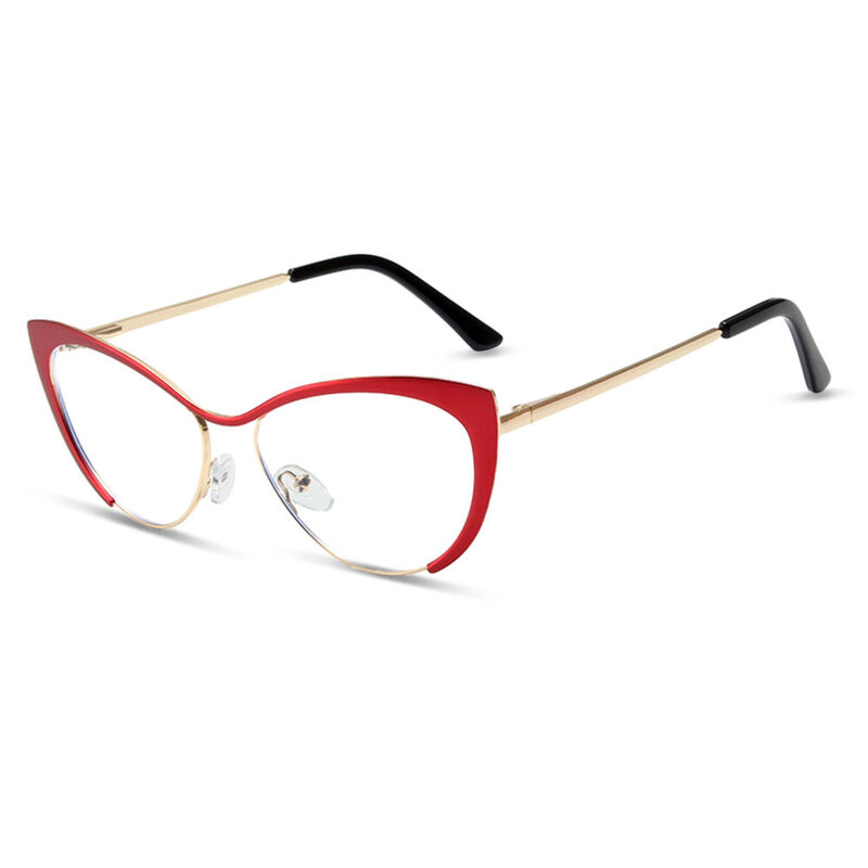 Dulles Cat Eye Red Glasses