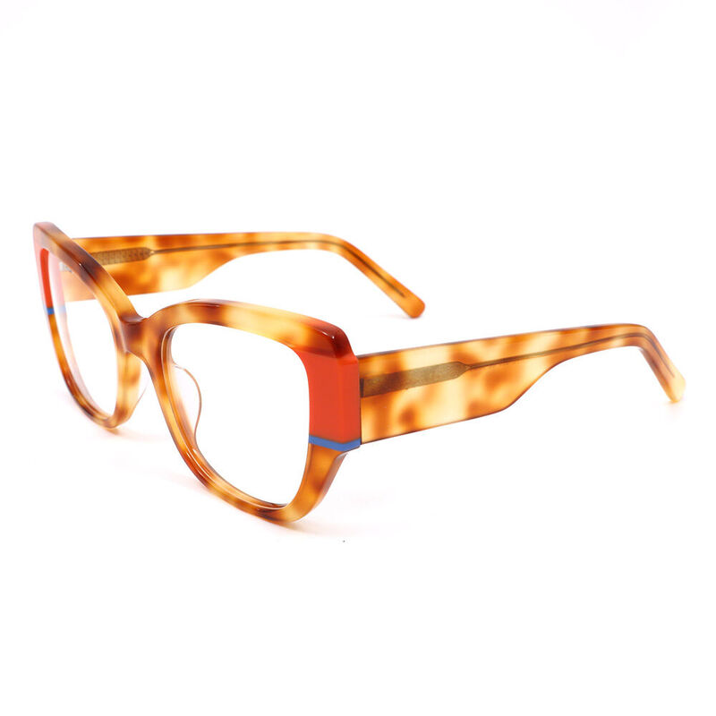 Ulysas Cat Eye Orange Glasses