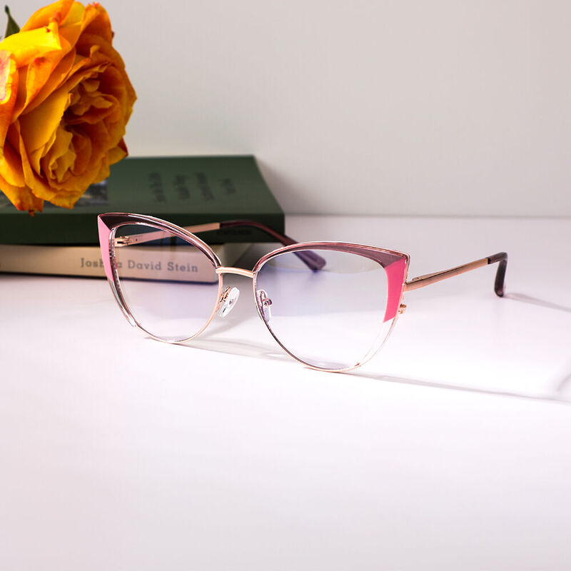 Doona Cat Eye Pink Glasses