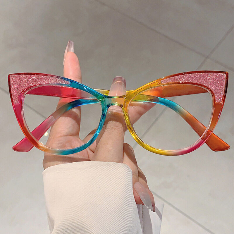 Palme Cat Eye Rainbow Glasses