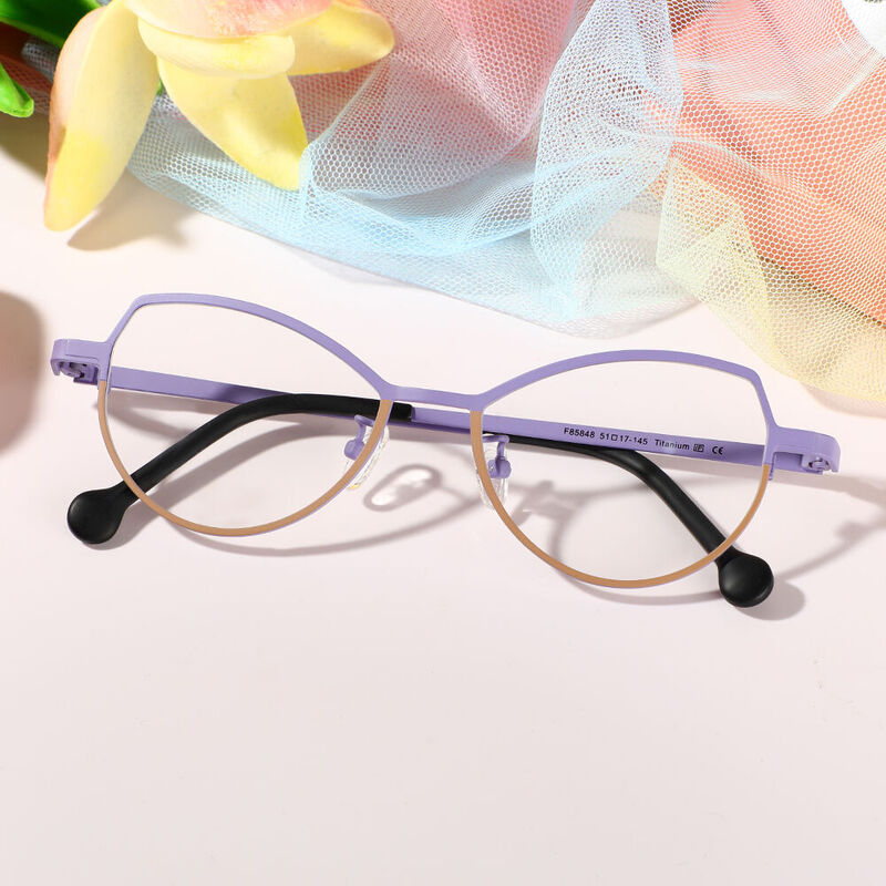 Newman Cat Eye Blue Glasses