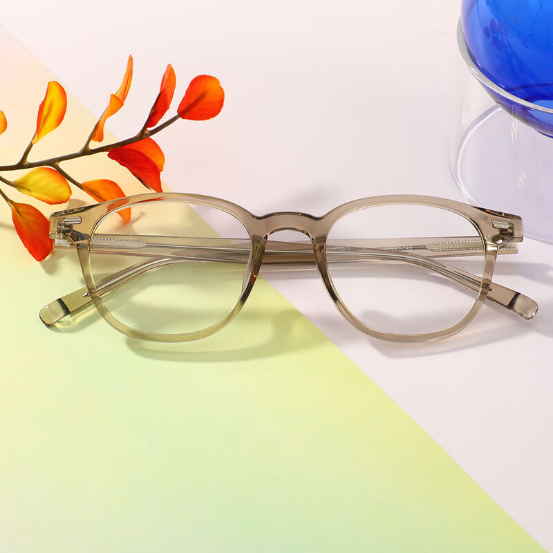 Julian Square Brown Glasses