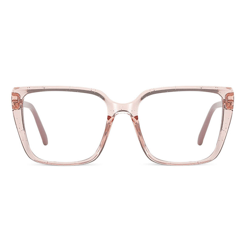 Jamie Quadratische Rosa Brillen