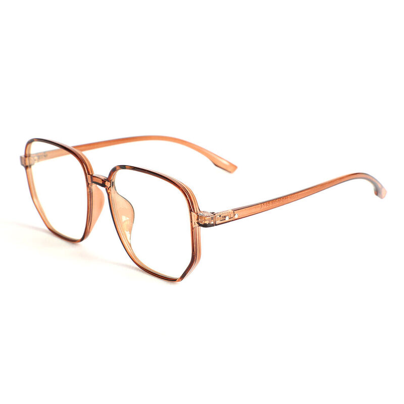 Enoch Square Brown Glasses