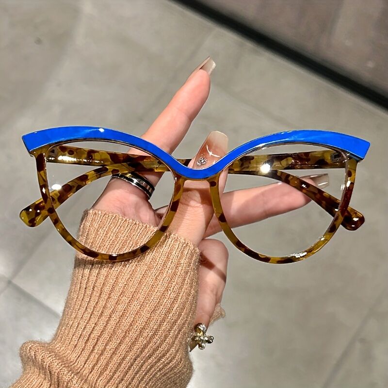 Bing Cat Eye Blaue Brille