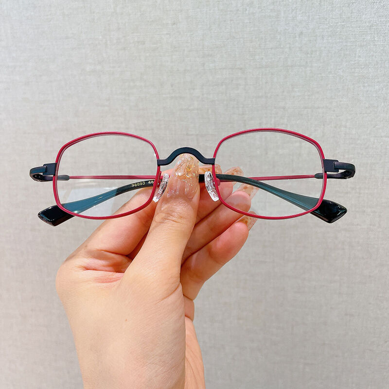 Octave Square Red Glasses