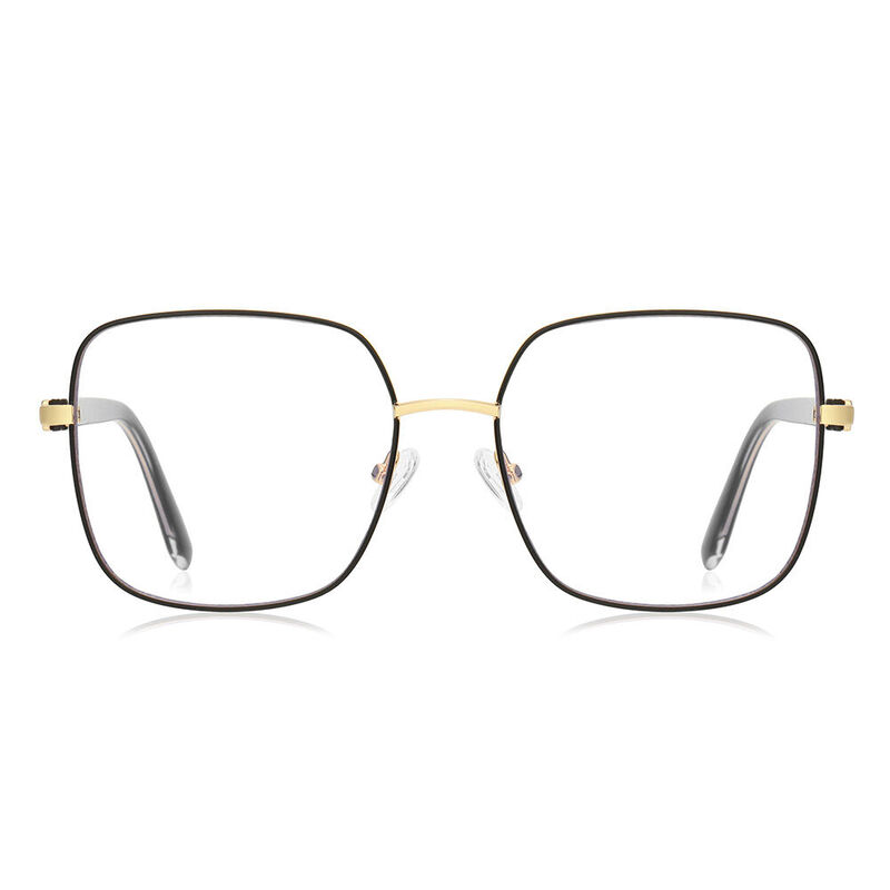 Lunettes de Vue Amelily Géométrique Noir Doré