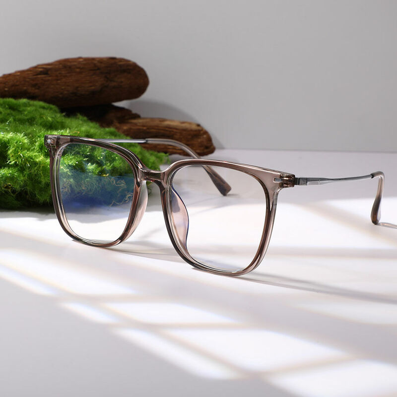 Regna Square Green Glasses
