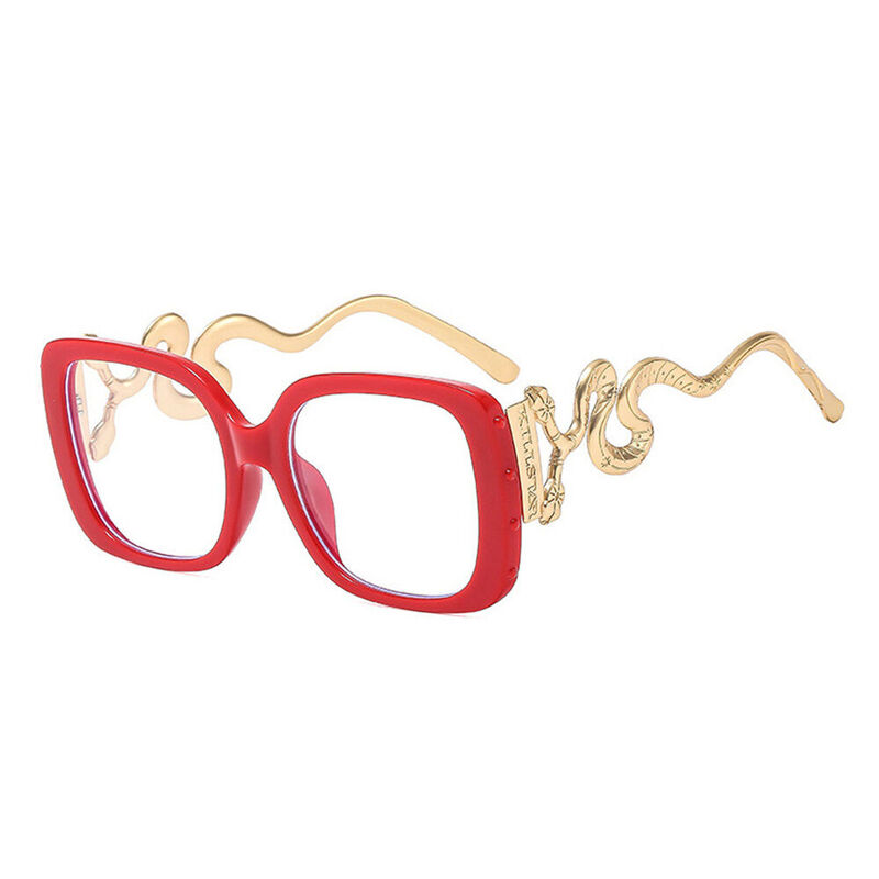 Duncan Square Red Glasses