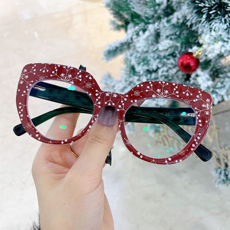 Frasei Cat Eye Rote Brille