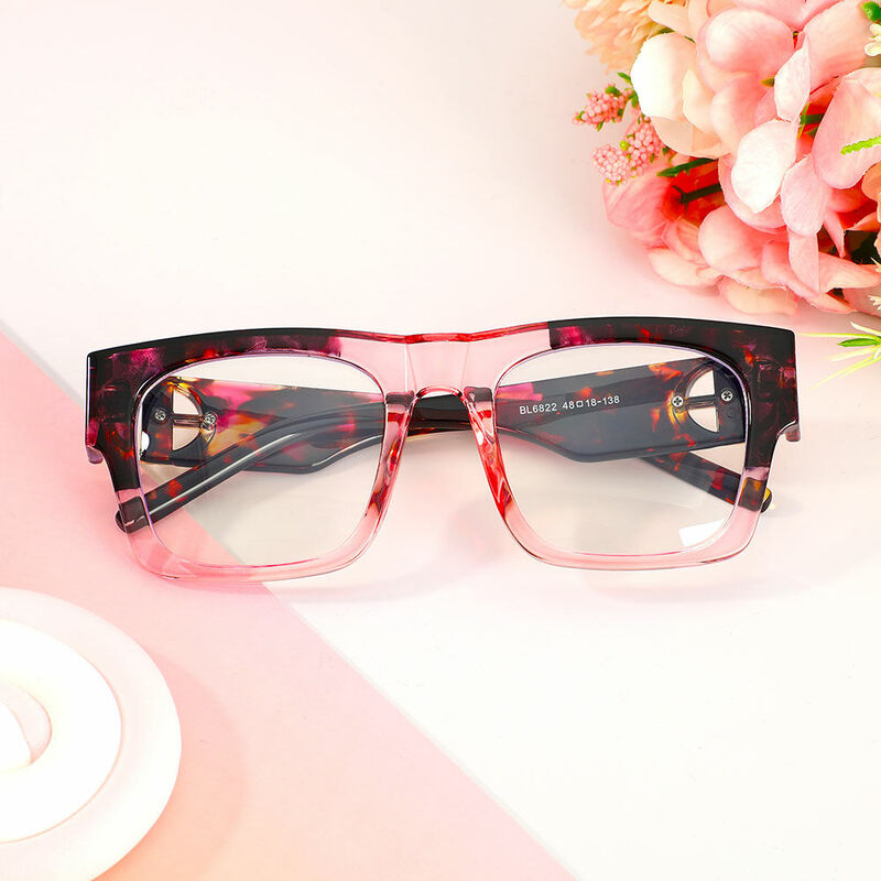 Marshall Square Pink Glasses