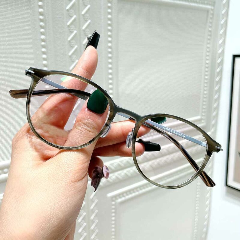 Eliot Round Brown Glasses