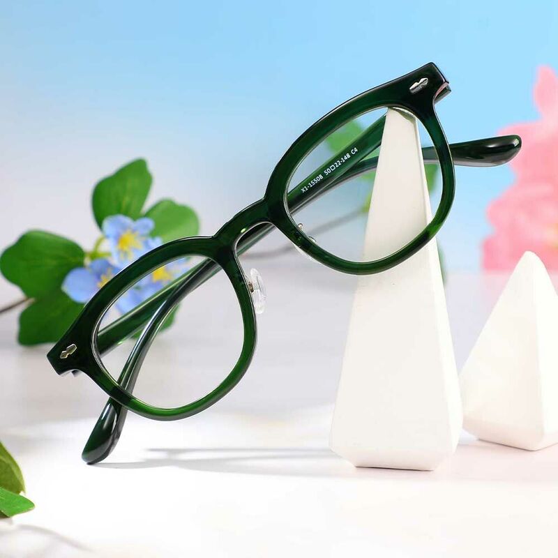 Brian Quadratische Grüne Brille