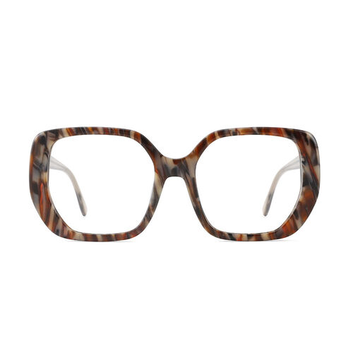 Richie Geometric Tortoise Glasses