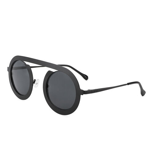 Buffer Aviator Black Sunglasses