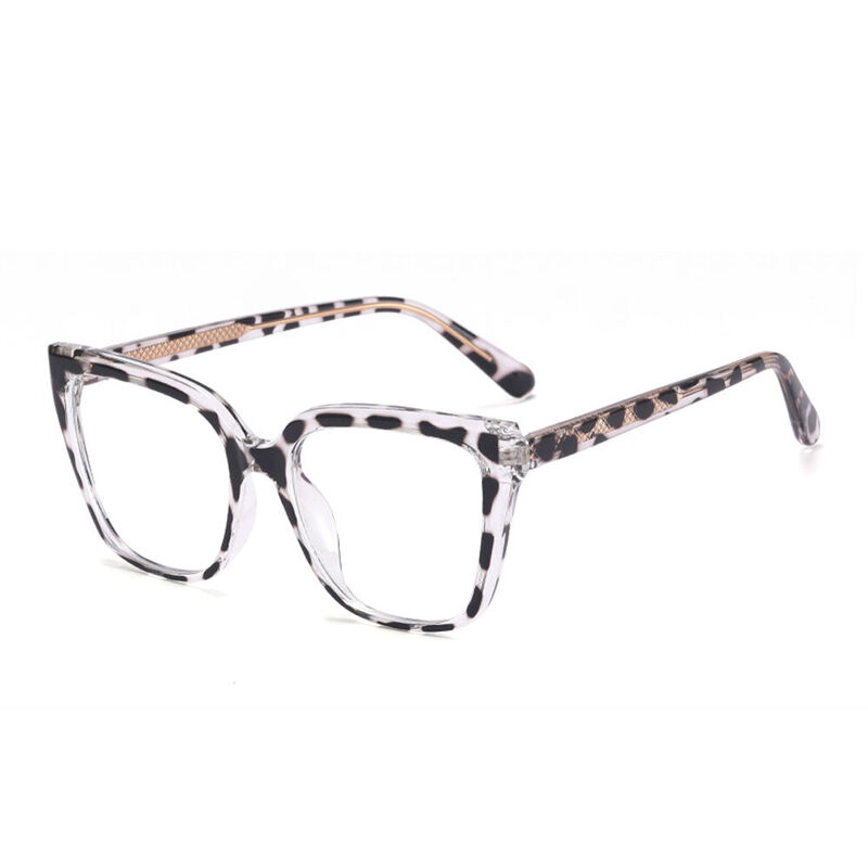 Barillas Square Leopard Glasses