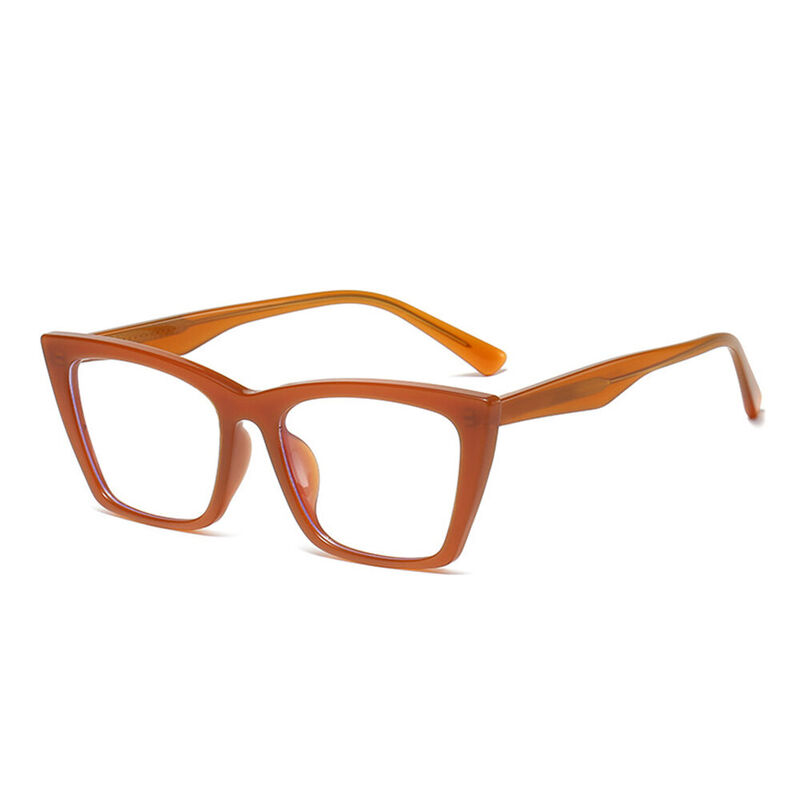 Teresa Cat Eye Orange Glasses