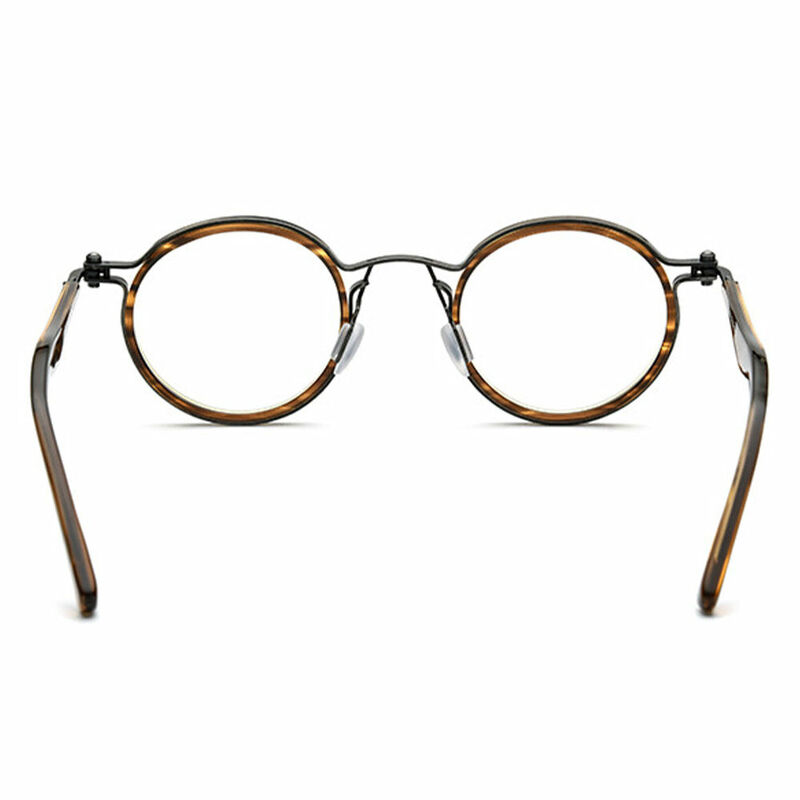 Lester Round Brown Glasses