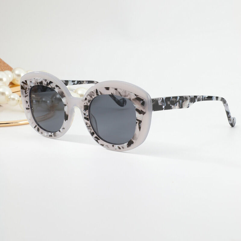 Dolores Cat Eye Leopard Sunglasses