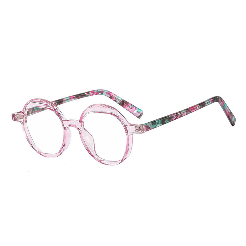 Yerk Round Pink Glasses