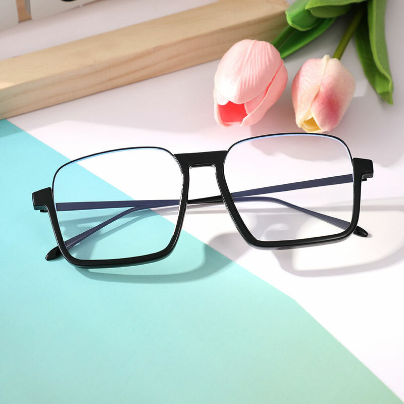 Jorie Square Black Glasses