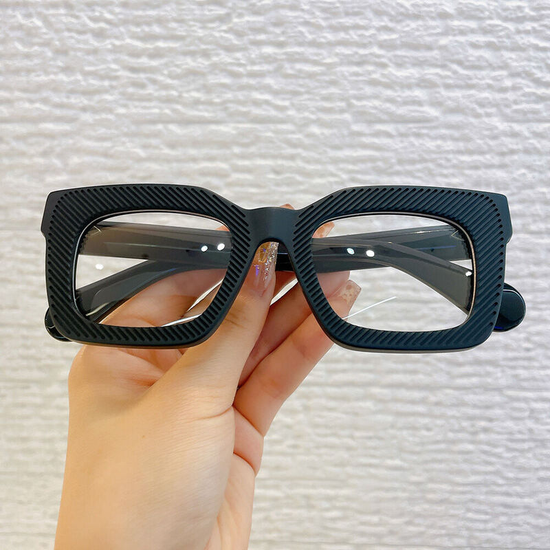 Oscai Square Black Glasses