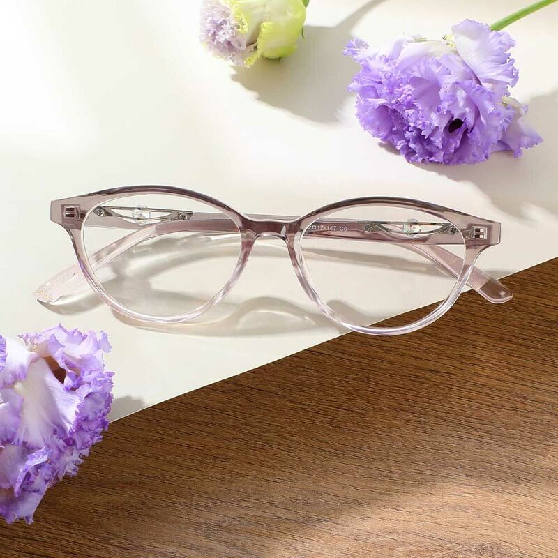 Occhiali da Vista Charley Ovale Grigio