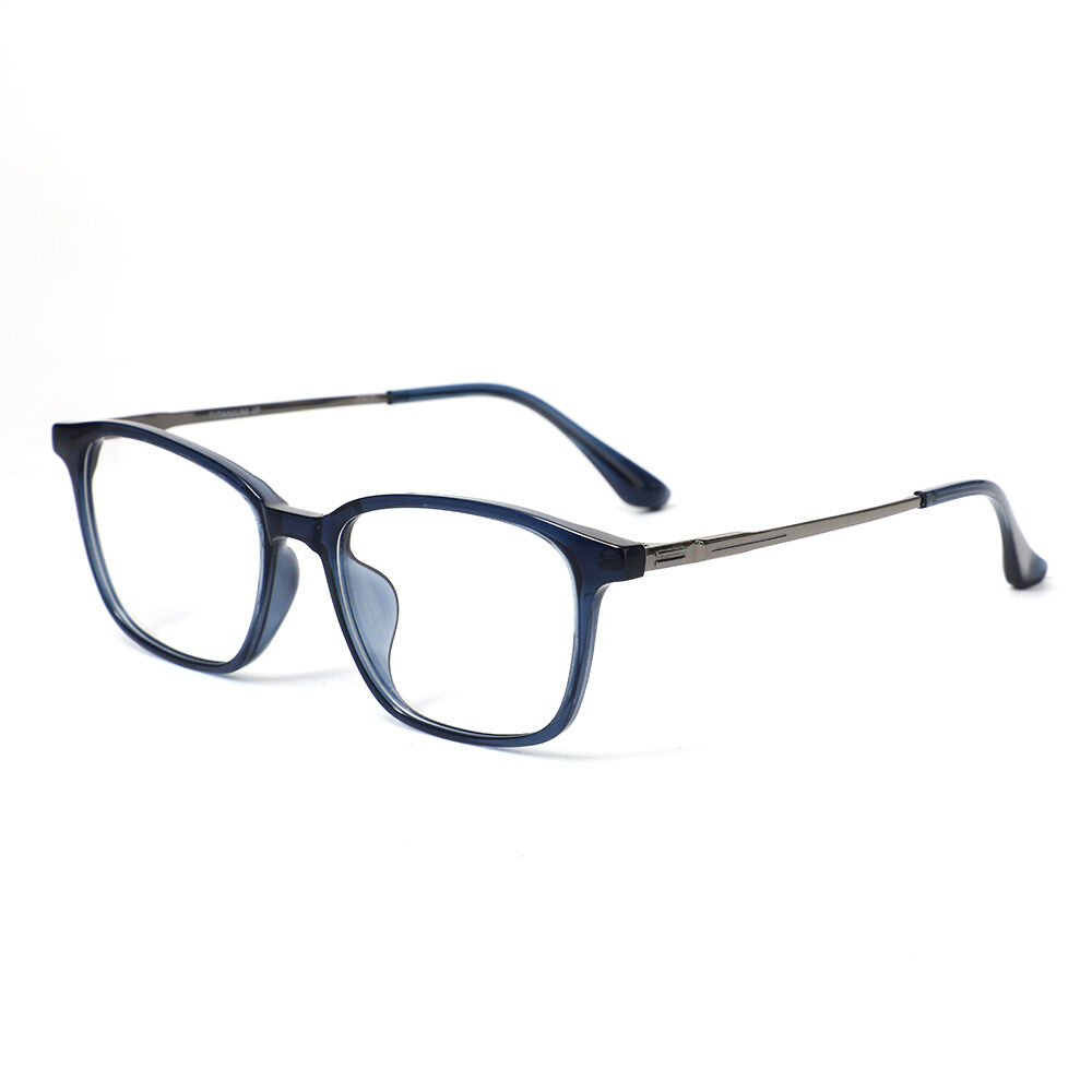 Emma Rectangle Blue Glasses