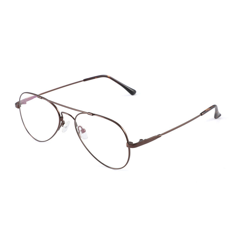 Moultrie Aviator Brown Glasses