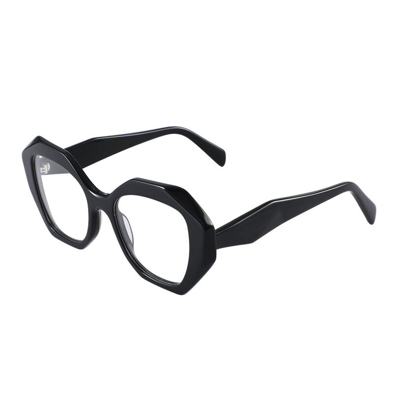 Hixon Cat Eye Black Glasses