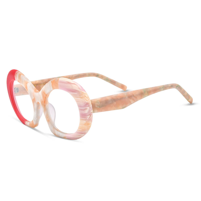 Camp Oval Orange Glasses