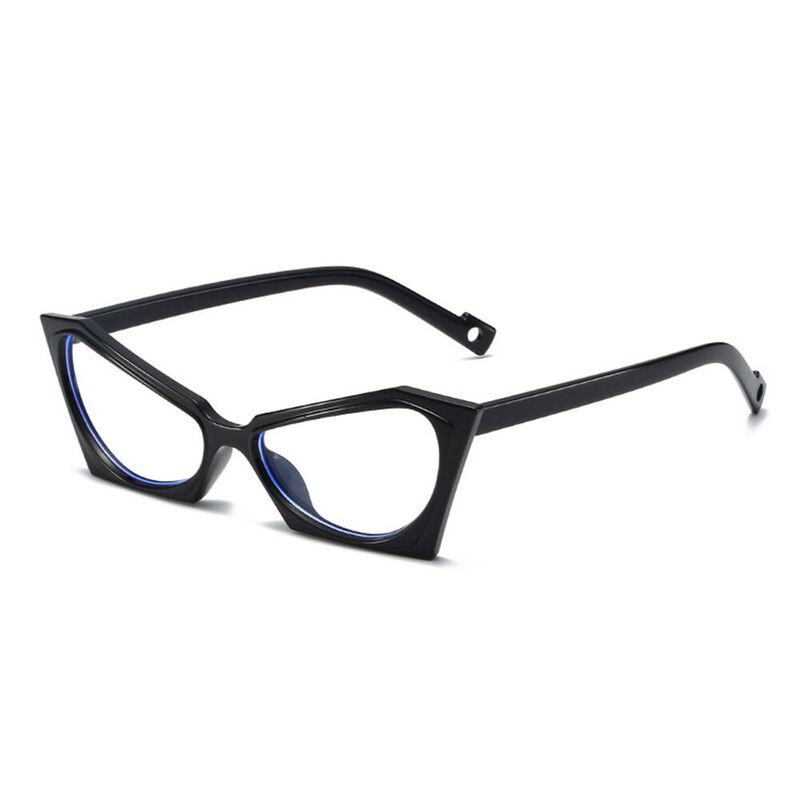 Alvon Cat Eye Black Glasses