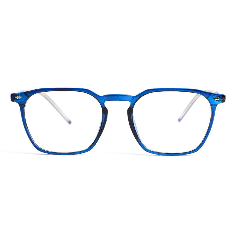Samantha Square Blue Glasses