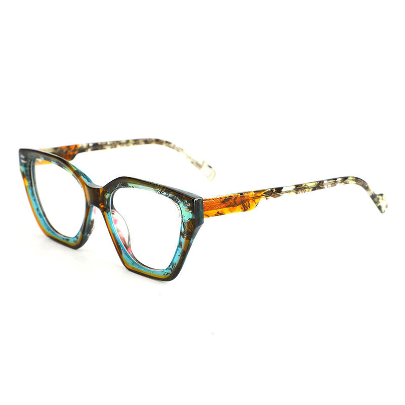 Occhiali da Vista Alberta Cat Eye Blu