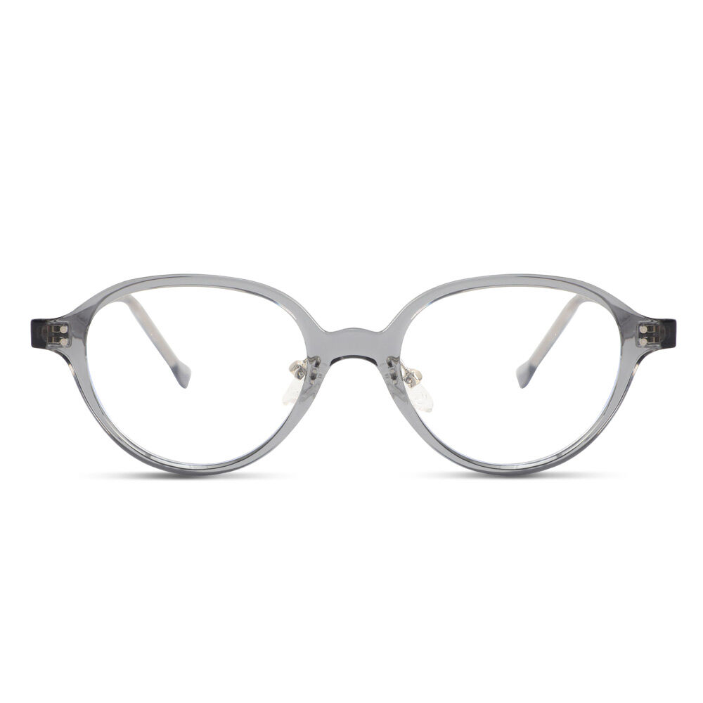 Nicholas Ovale Graue Brille