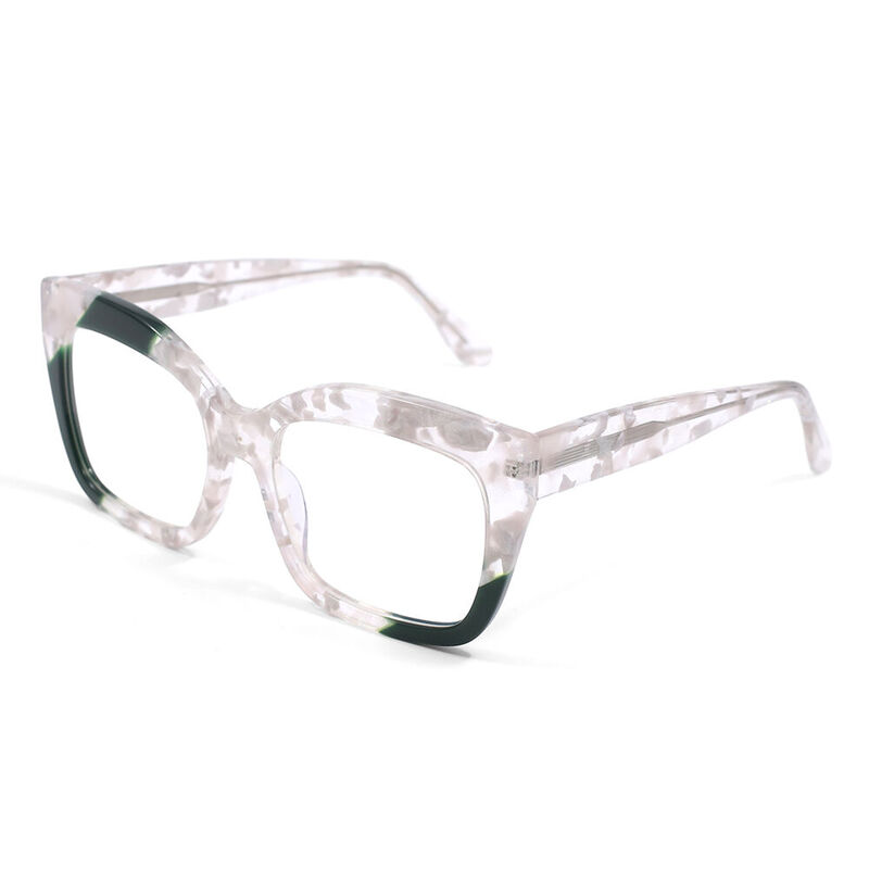 Reinke Cat Eye White Glasses