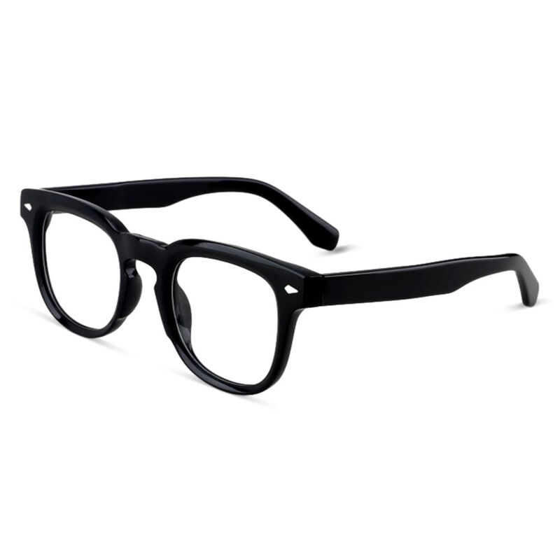 Gould Square Black Glasses