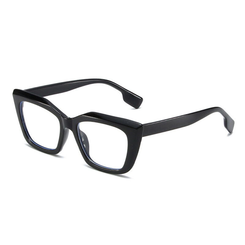 Delia Cat Eye Black Glasses