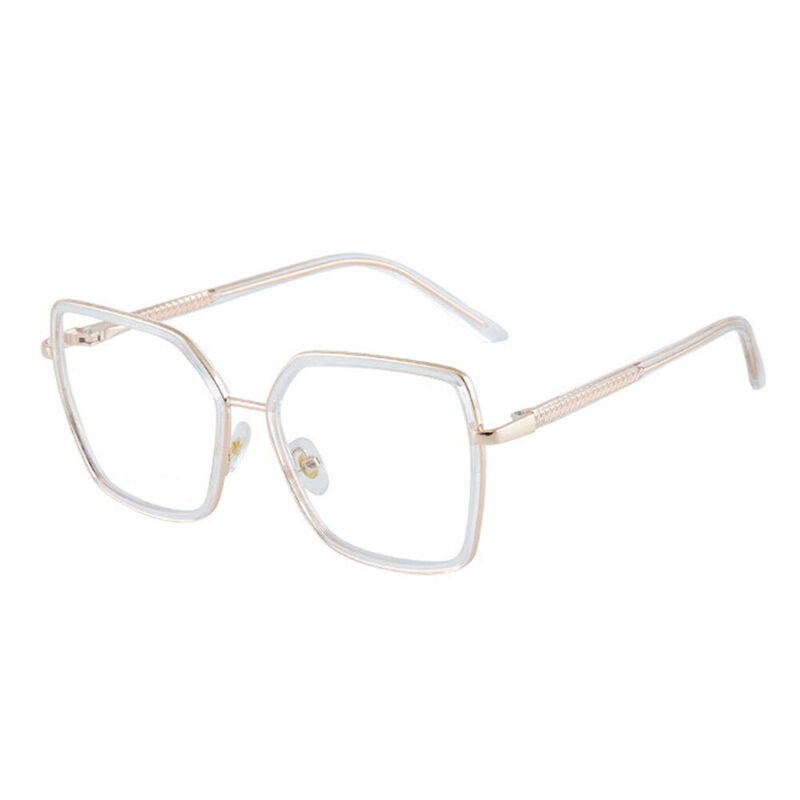Hemingwe Geometric Clear Glasses