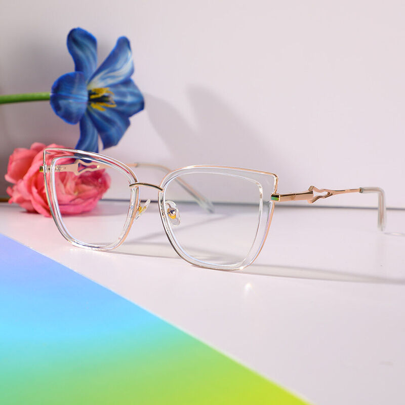 Henry Cat Eye Clear Glasses