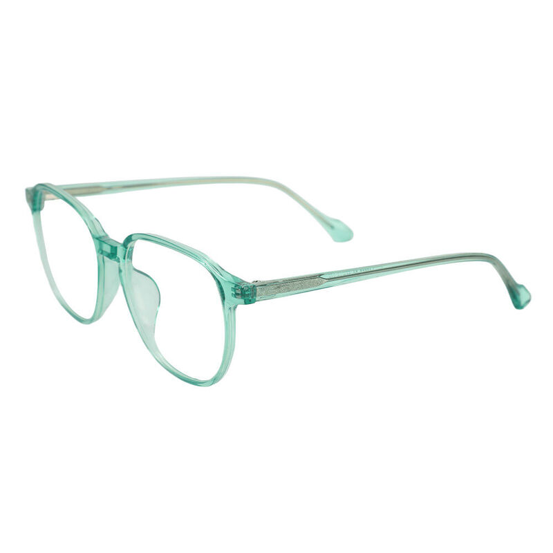 Armstrong Square Blue Glasses