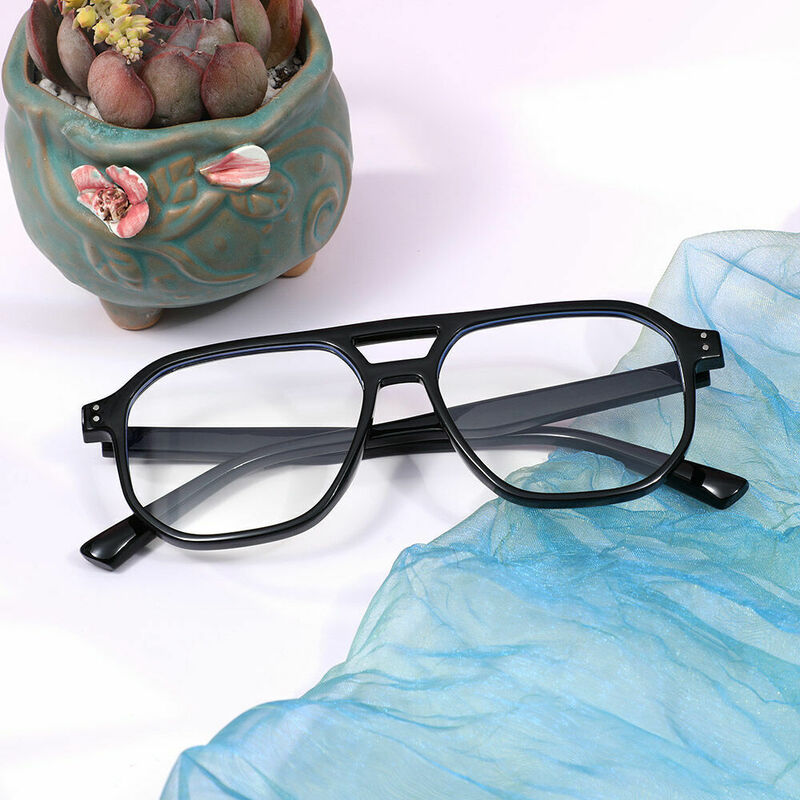 Occhiali da Vista Truda Aviator Nero