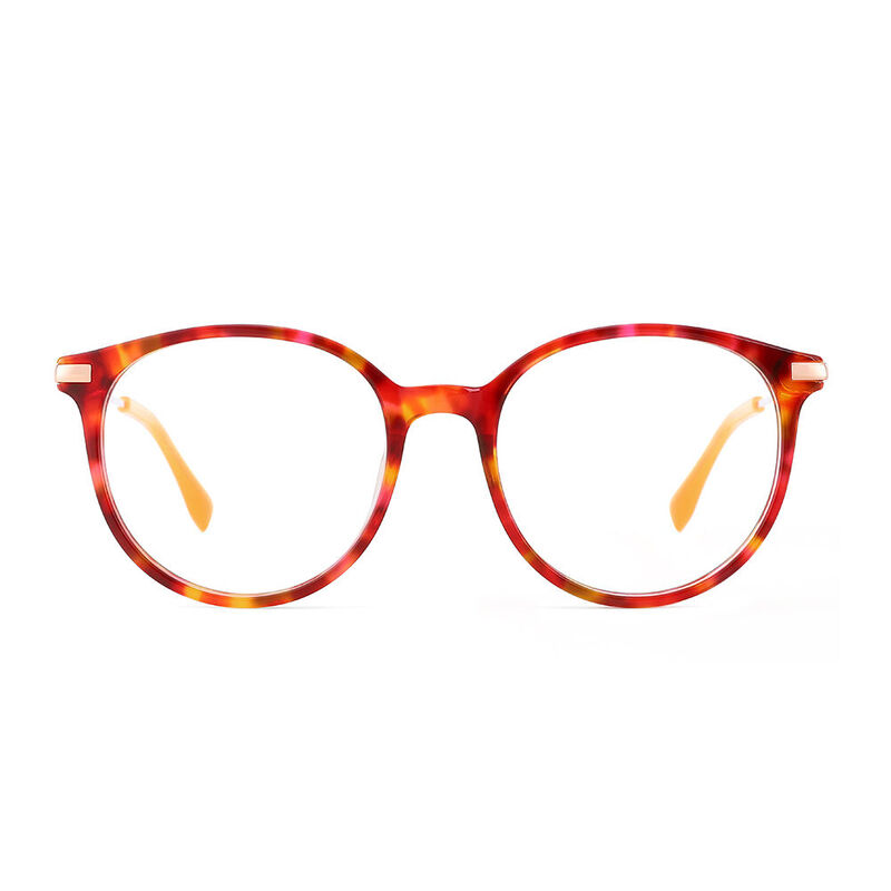 Georgetown Round Red Glasses