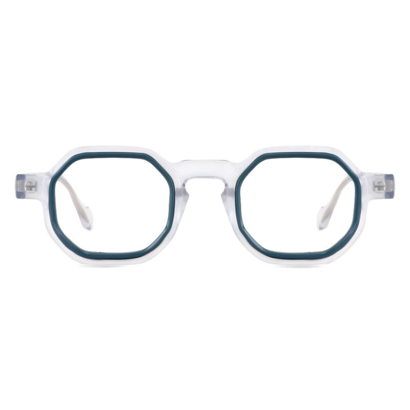Dewar Geometric Blue Glasses
