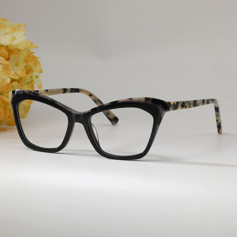 Essi Cat Eye Black Glasses