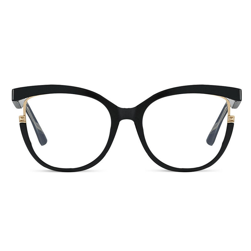 Sainsbu Cat Eye Black Glasses