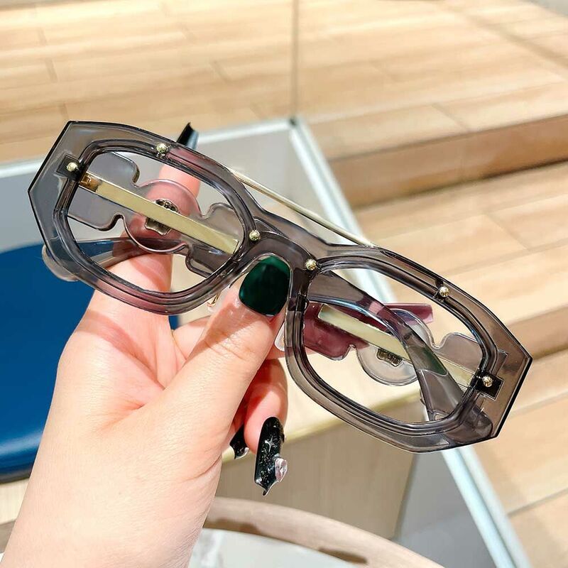 Norah Aviator Grey Glasses